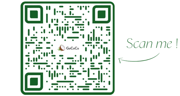 Abre la cámara de tu móvil, escanea este código QR y pulsa el enlace para descargar GoCoCo.