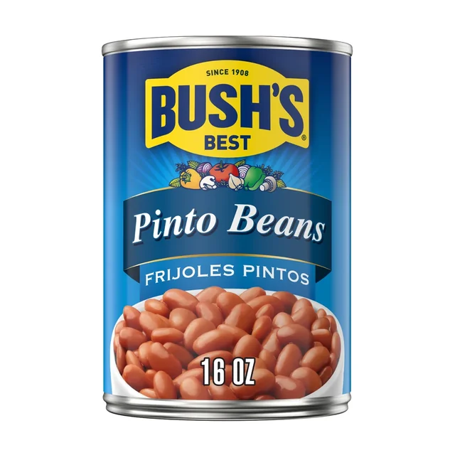 Bush Canned Pinto Beans Canned Beans 16 oz Can