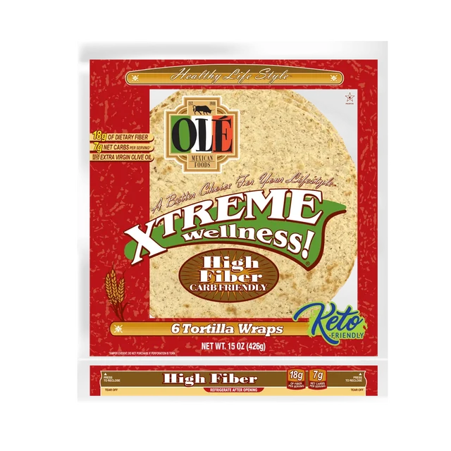Is Olé Xtreme Wellness High Fiber Large Soft Flour Tortillas Keto Friendly Healthy?