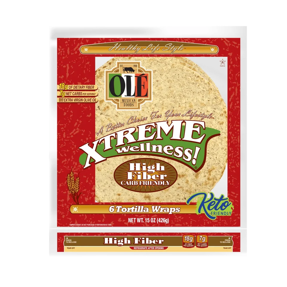 Is Olé Xtreme Wellness High Fiber Large Soft Flour Tortillas Keto Friendly Healthy?