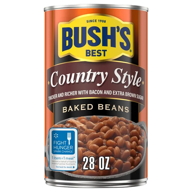 Bush Country Style Baked Beans Canned Beans 28 oz Can