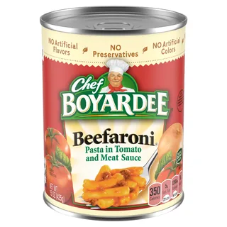 Chef Boyardee Beefaroni Microwave Pasta Canned Food 15 oz