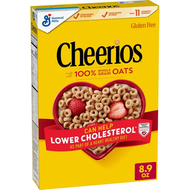 Cheerios Heart Healthy Gluten Free Breakfast Cereal 8 9 oz
