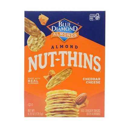 How healthy is Blue Diamond Nut Thins Cheddar Cheese?