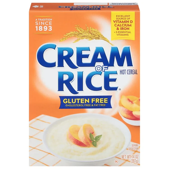 Cream of Rice Gluten Free Hot Cereal Kosher 14 oz Box