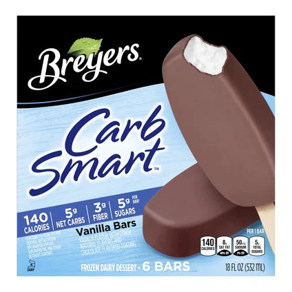 How Healthy is Breyers CarbSmart Vanilla Frozen Dairy Dessert Bar?