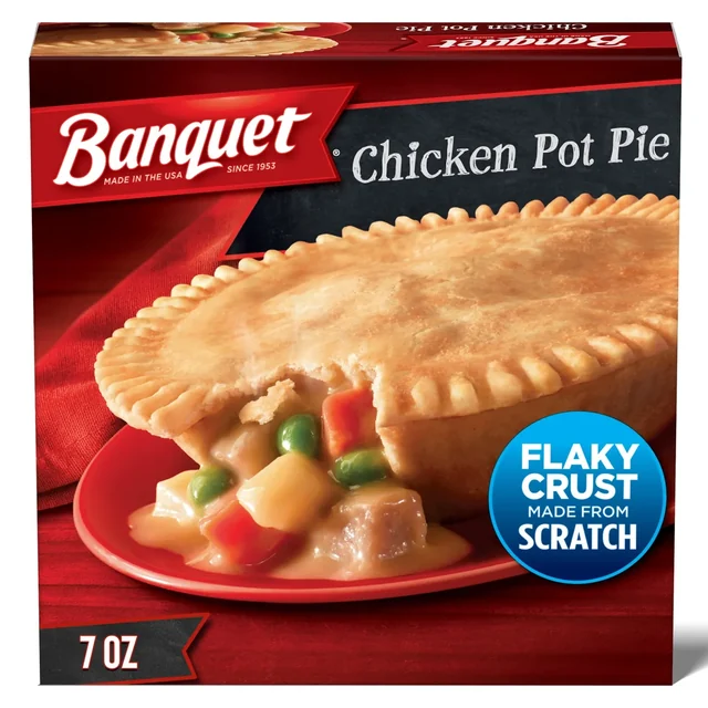 Banquet Chicken Pot Pie Frozen Pot Pie Dinner 7 oz frozen