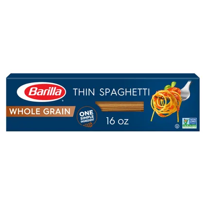 Taste the Health: Barilla Whole Grain Thin Spaghetti Pasta